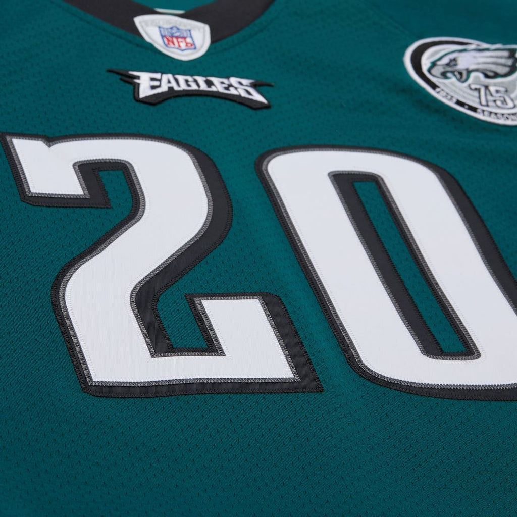 Men's Mitchell & Ness Philadelphia Eagles Brian Dawkins White 1996 Authentic Throwback Retired Player NFL Jersey