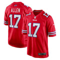 Men's Nike Buffalo Bills Josh Allen Red Alternate Game NFL Jersey