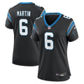 Women's Nike Carolina Panthers Sam Martin Black Team Game NFL Jersey