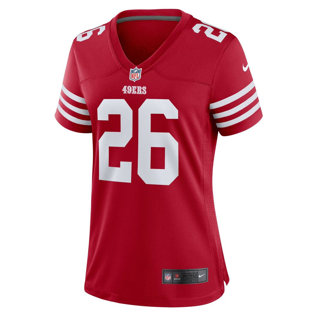 Women's Nike San Francisco 49ers Chase Lucas Scarlet Team Game NFL Jersey