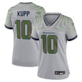Women's Nike Seattle Seahawks Cooper Kupp Wolf Gray 2025 Rivalries Collection Game NFL Jersey