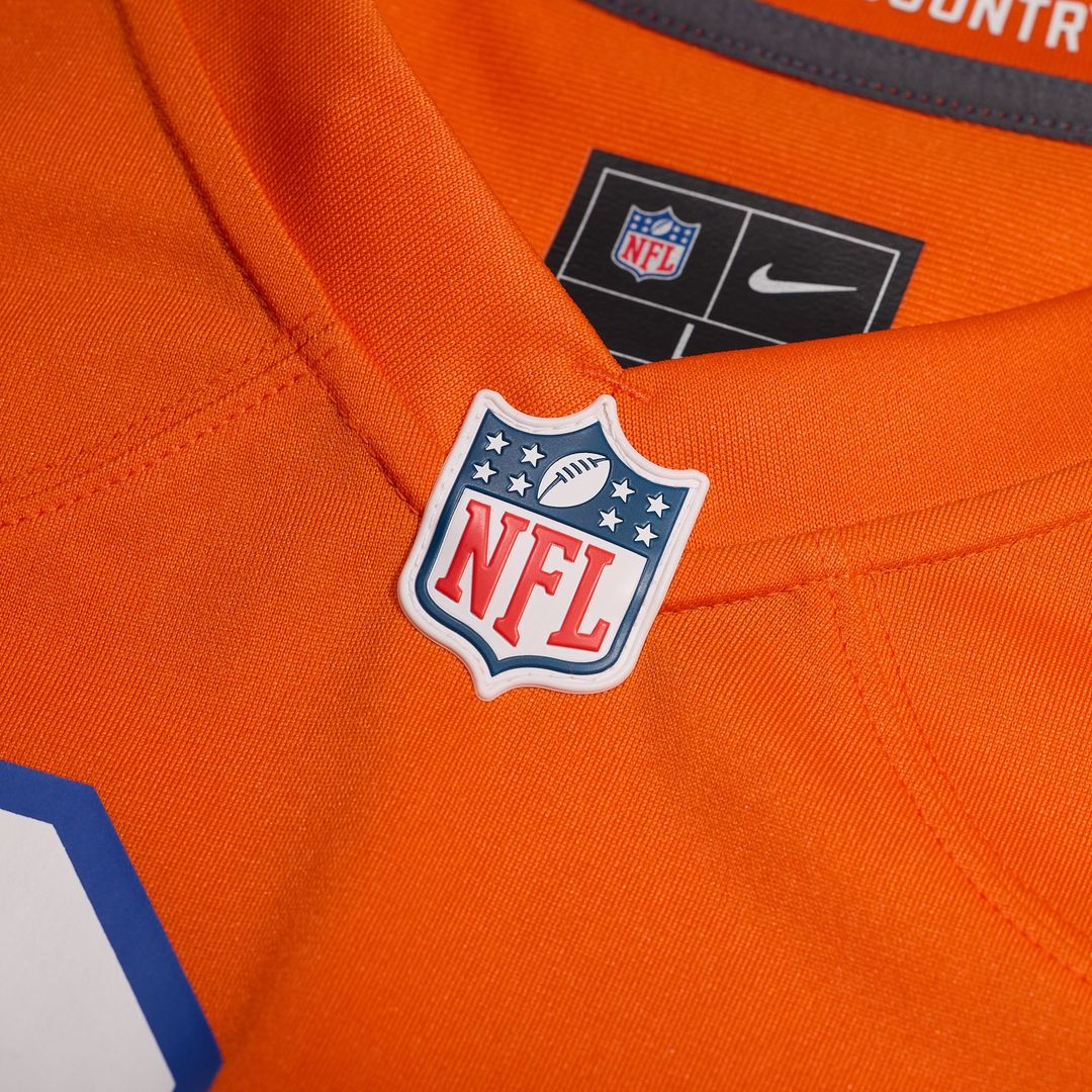Men's Nike Denver Broncos Patrick Surtain II Orange Mile High Collection 1977 Throwback Player Game NFL Jersey
