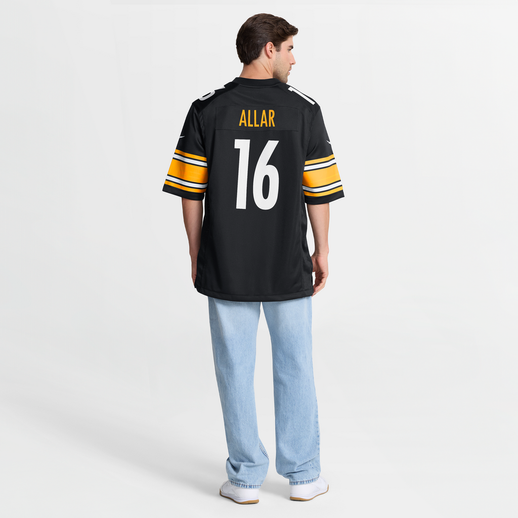 Men's Nike Pittsburgh Steelers Drew Allar Black Game NFL Jersey