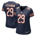 Women's Nike Chicago Bears Tyrique Stevenson Navy Game NFL Jersey