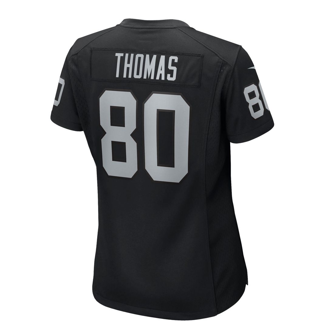 Women's Nike Las Vegas Raiders Ian Thomas Black Team Game NFL Jersey