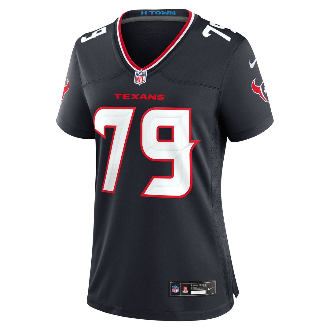 Women's Nike Houston Texans Aireontae Ersery Navy Team Game NFL Jersey
