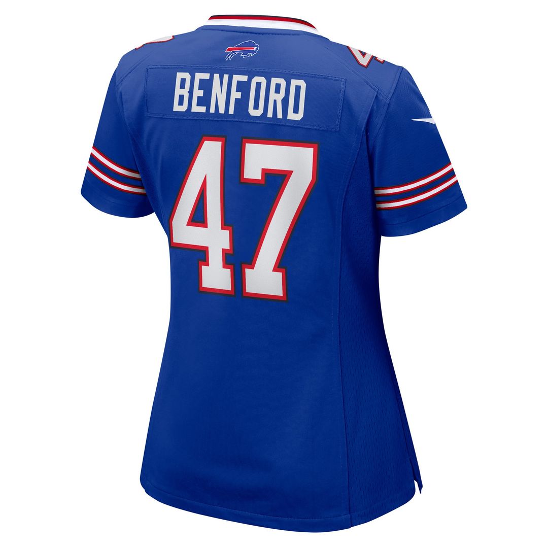 Women's Nike Buffalo Bills Christian Benford Royal Game NFL Jersey