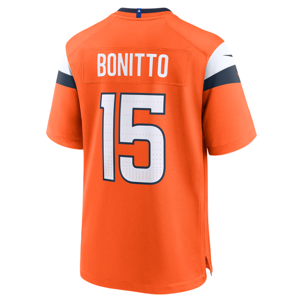 Men's Nike Denver Broncos Nik Bonitto Orange Team Game NFL Jersey