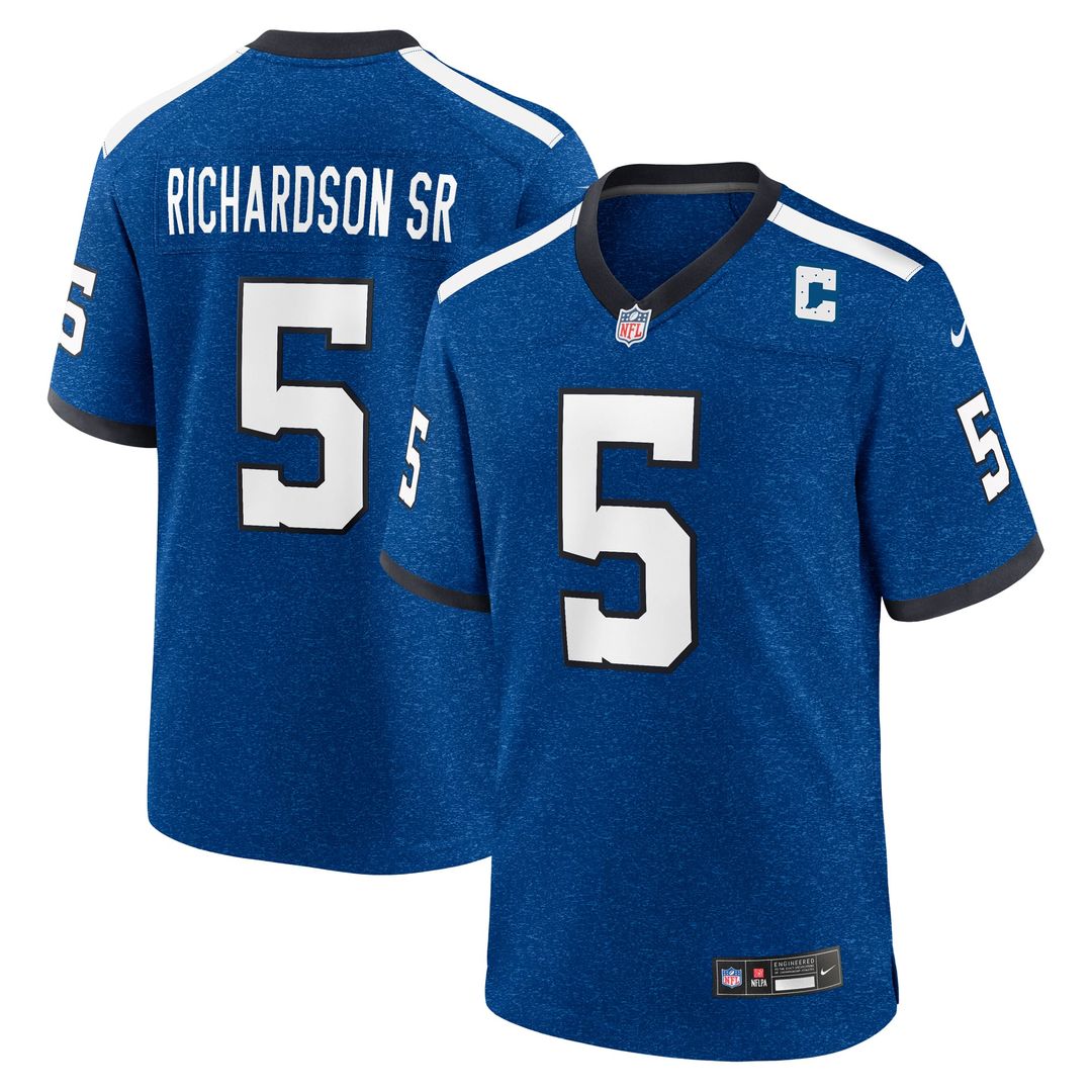 Men's Nike Indianapolis Colts Anthony Richardson Sr. White Game NFL Jersey
