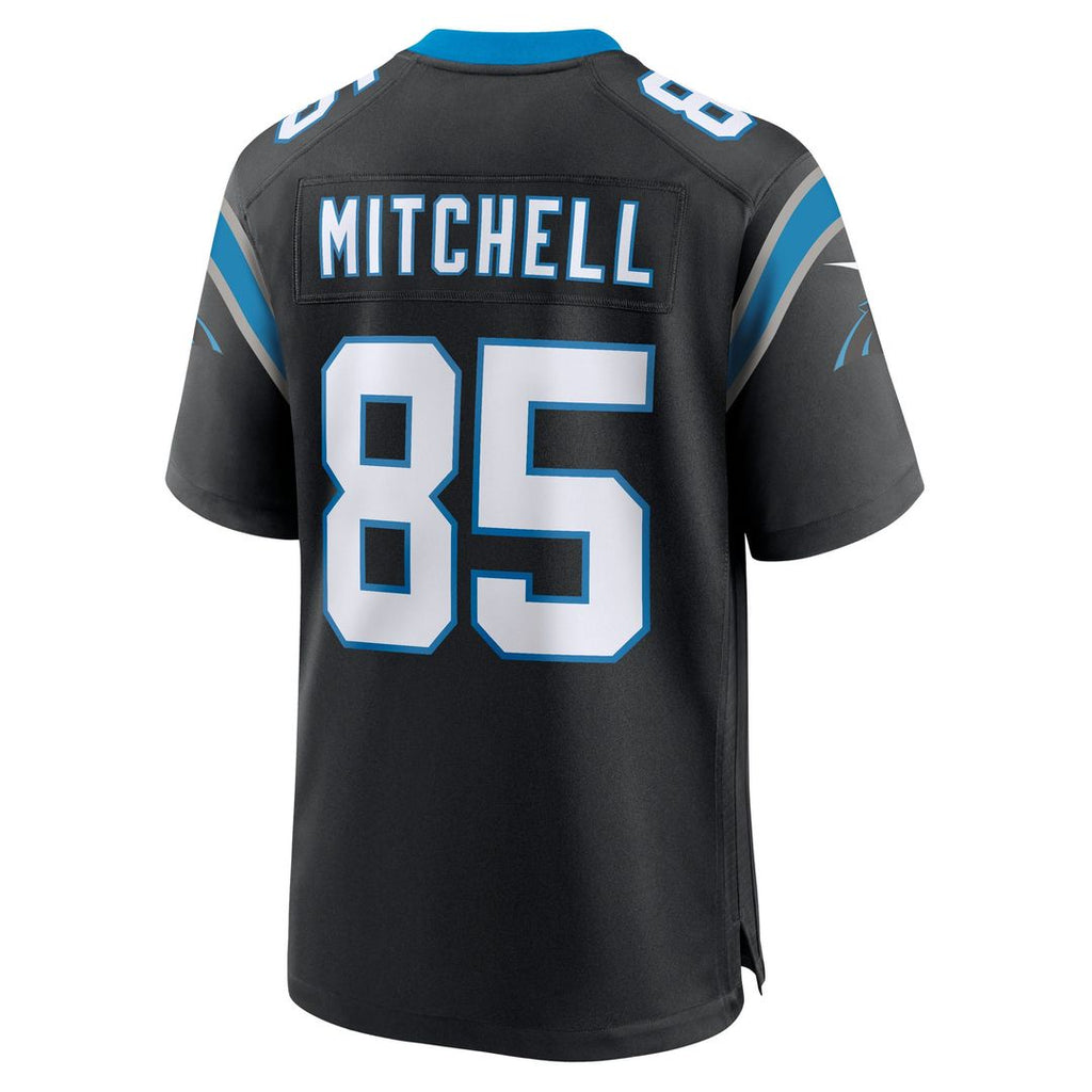 Men's Nike Carolina Panthers James Mitchell Black Team Game NFL Jersey