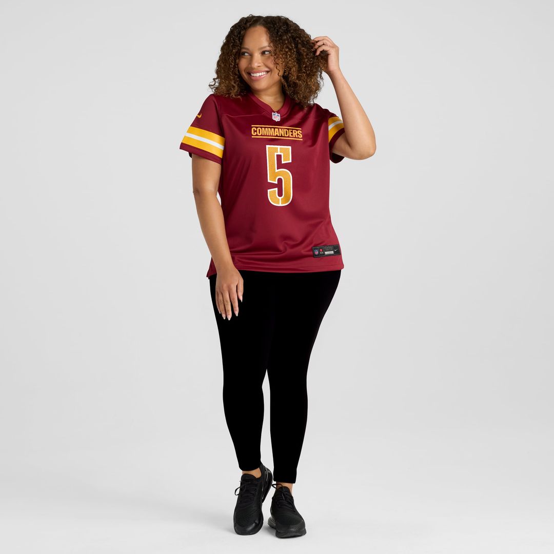 Women's Nike Washington Commanders Jayden Daniels Burgundy Player Game NFL Jersey