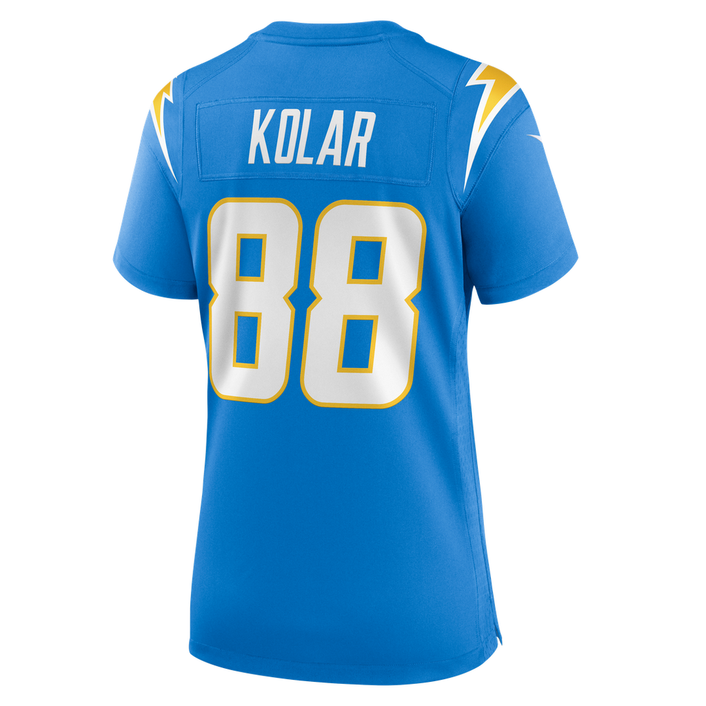 Women's Nike Los Angeles Chargers Charlie Kolar Powder Blue Team Game NFL Jersey