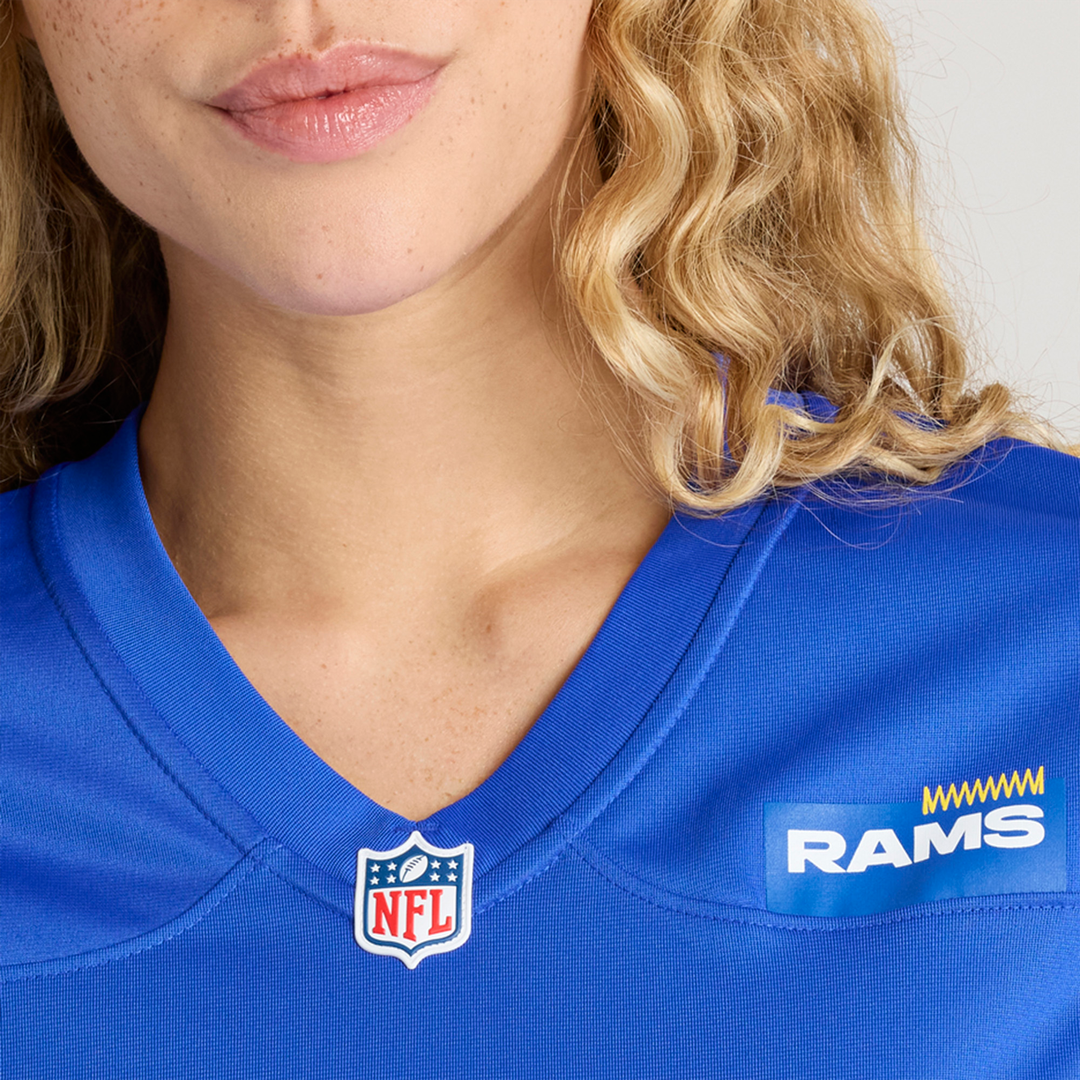 Women's Nike Los Angeles Rams Harrison Mevis Royal Team Game NFL Jersey