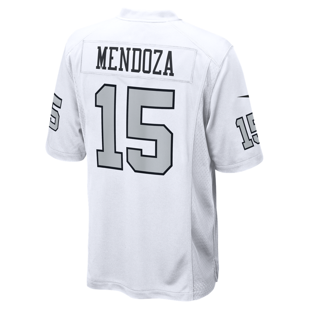 Men's Nike Las Vegas Raiders Fernando Mendoza White Alternate Game Player NFL Jersey
