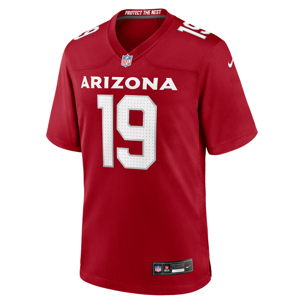 Men's Nike Arizona Cardinals Carson Beck Cardinal Game NFL Jersey