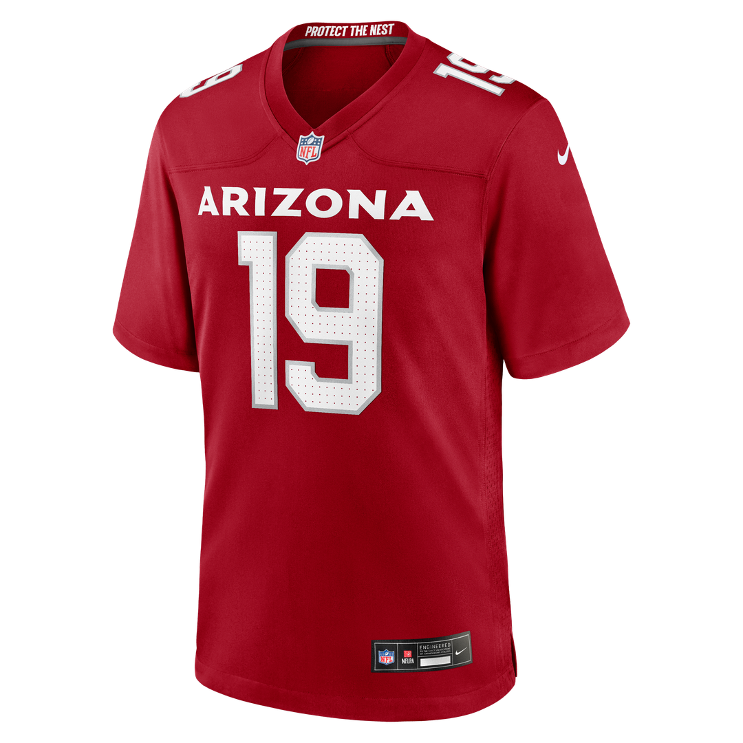 Men's Nike Arizona Cardinals Carson Beck Cardinal Game NFL Jersey
