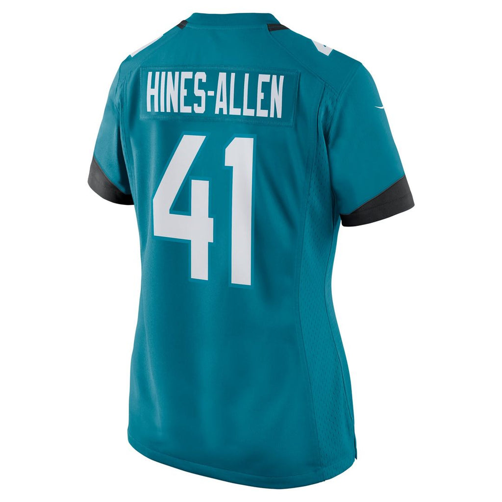 Women's Nike Jacksonville Jaguars Josh Hines-Allen Teal Player Game NFL Jersey