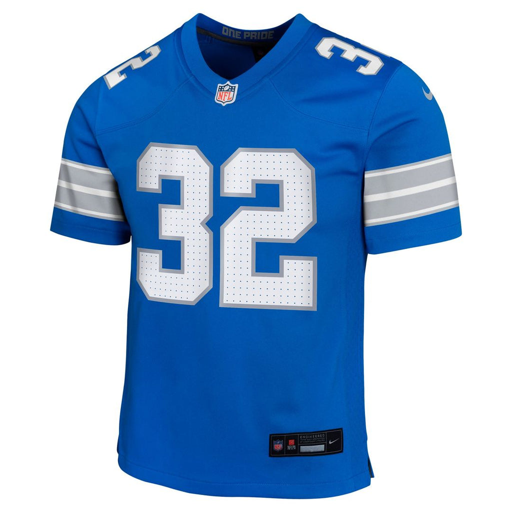 Youth Nike Detroit Lions Brian Branch Blue Game NFL Jersey