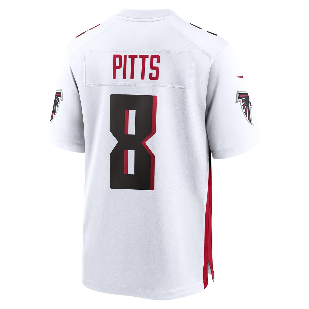 Men's Nike Atlanta Falcons Kyle Pitts White Game Player NFL Jersey