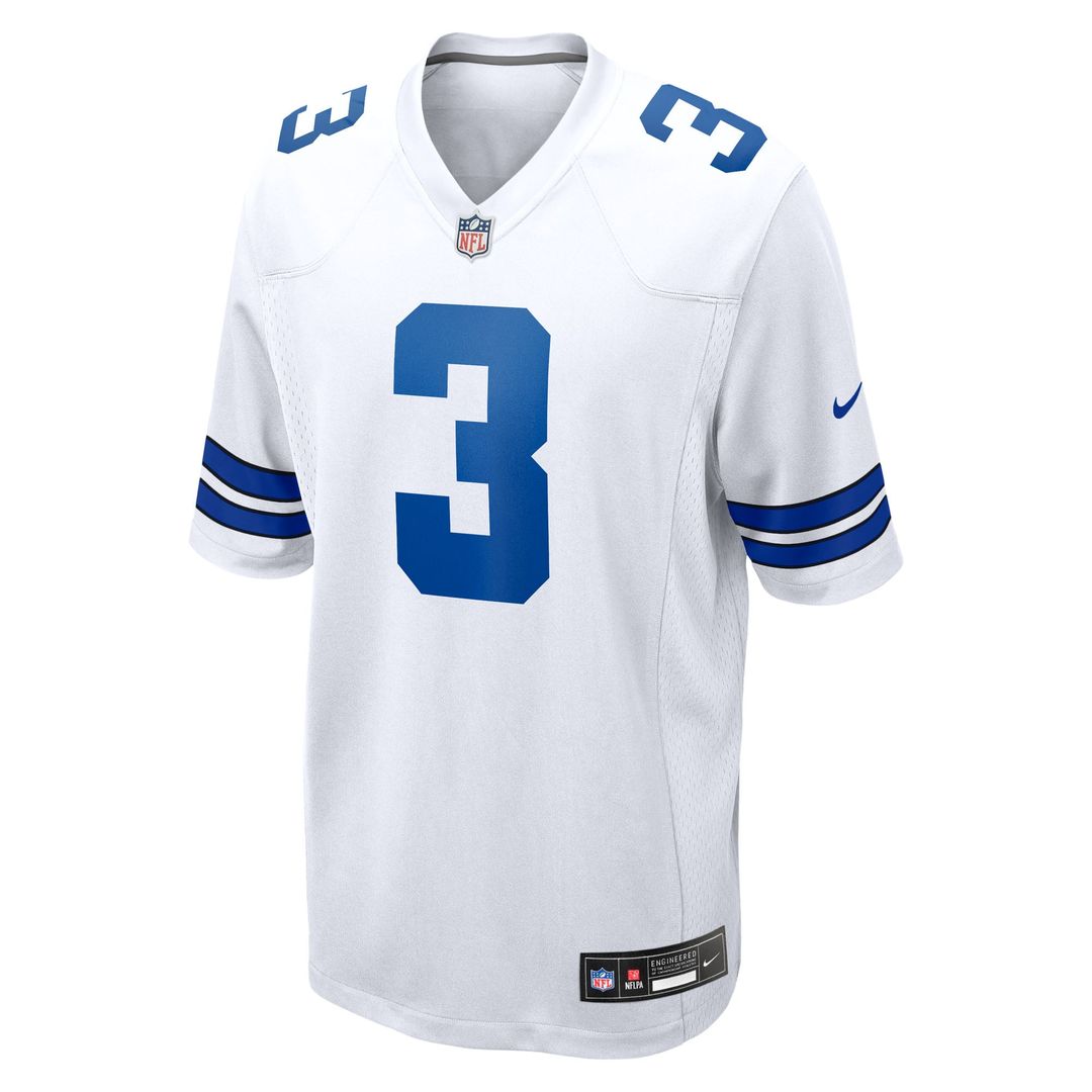 Men's Nike Dallas Cowboys George Pickens Navy Game NFL Jersey