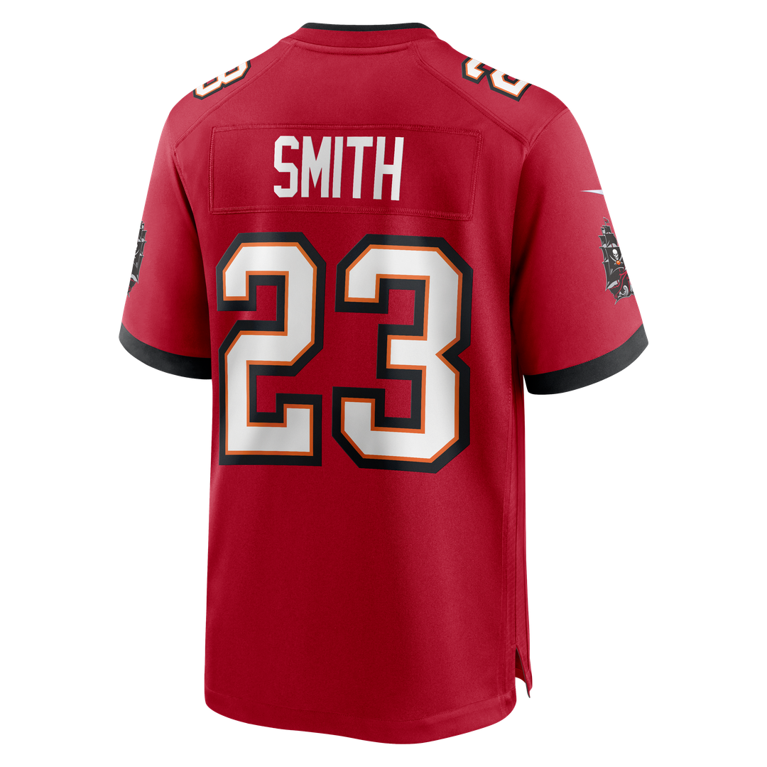 Men's Nike Tampa Bay Buccaneers Tykee Smith Red Game NFL Jersey