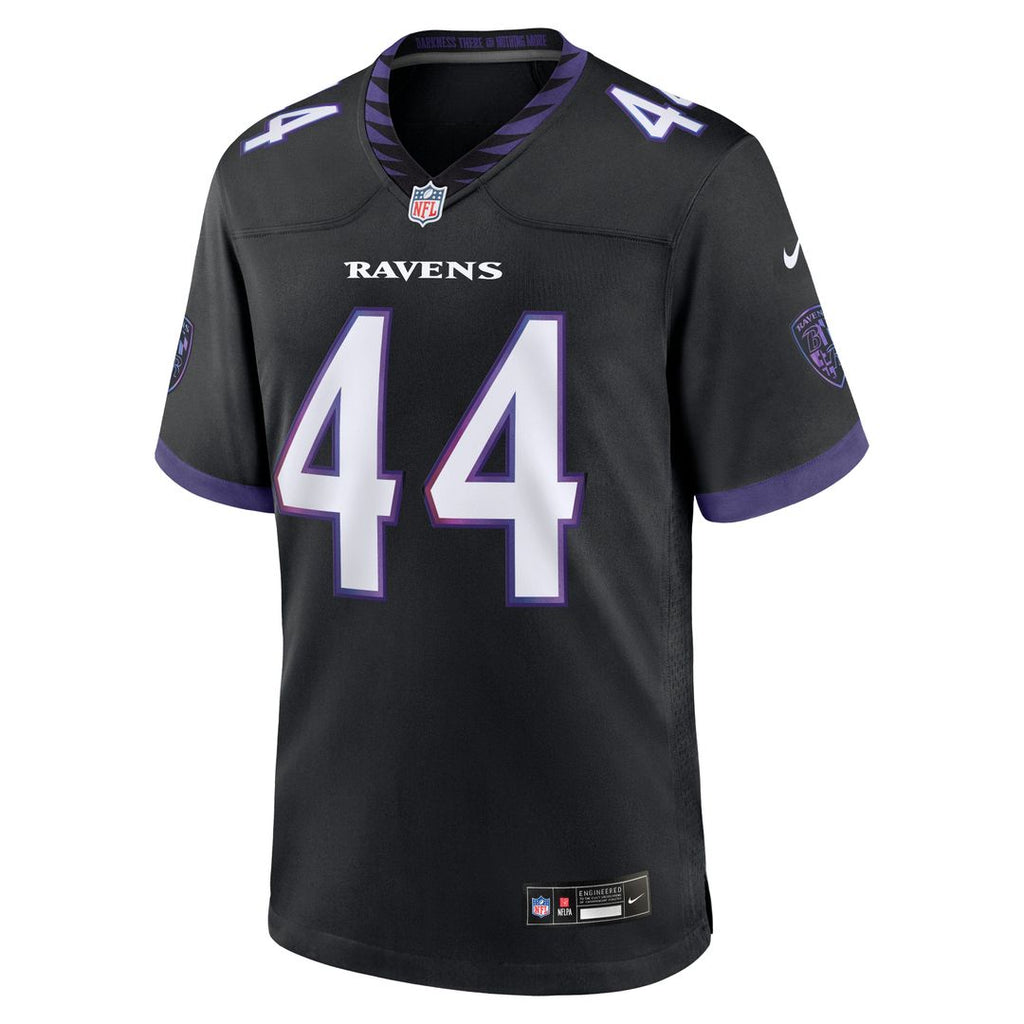 Men's Nike Baltimore Ravens Marlon Humphrey Black Alternate Game NFL Jersey
