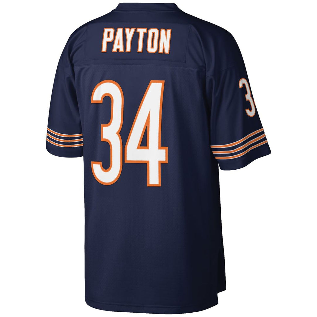 Men's Big & Tall Mitchell & Ness Chicago Bears Walter Payton White 1985 Retired Player Replica NFL Jersey