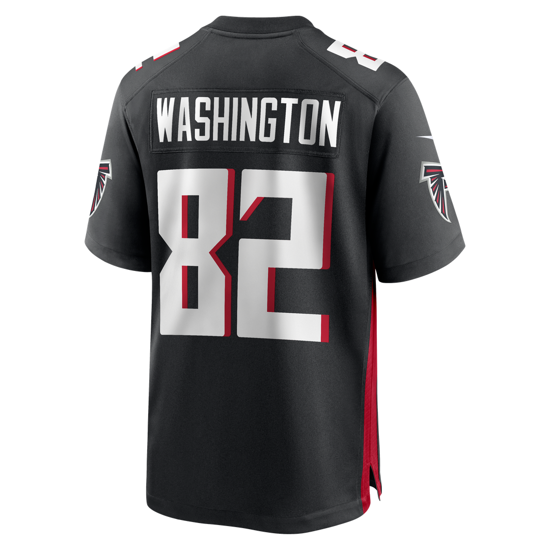 Men's Nike Atlanta Falcons Casey Washington Black Team Game NFL Jersey