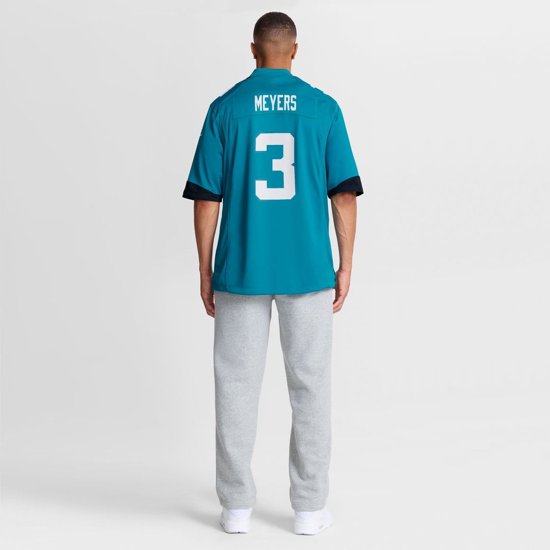 Men's Nike Jacksonville Jaguars Jakobi Meyers Black Alternate Game NFL Jersey