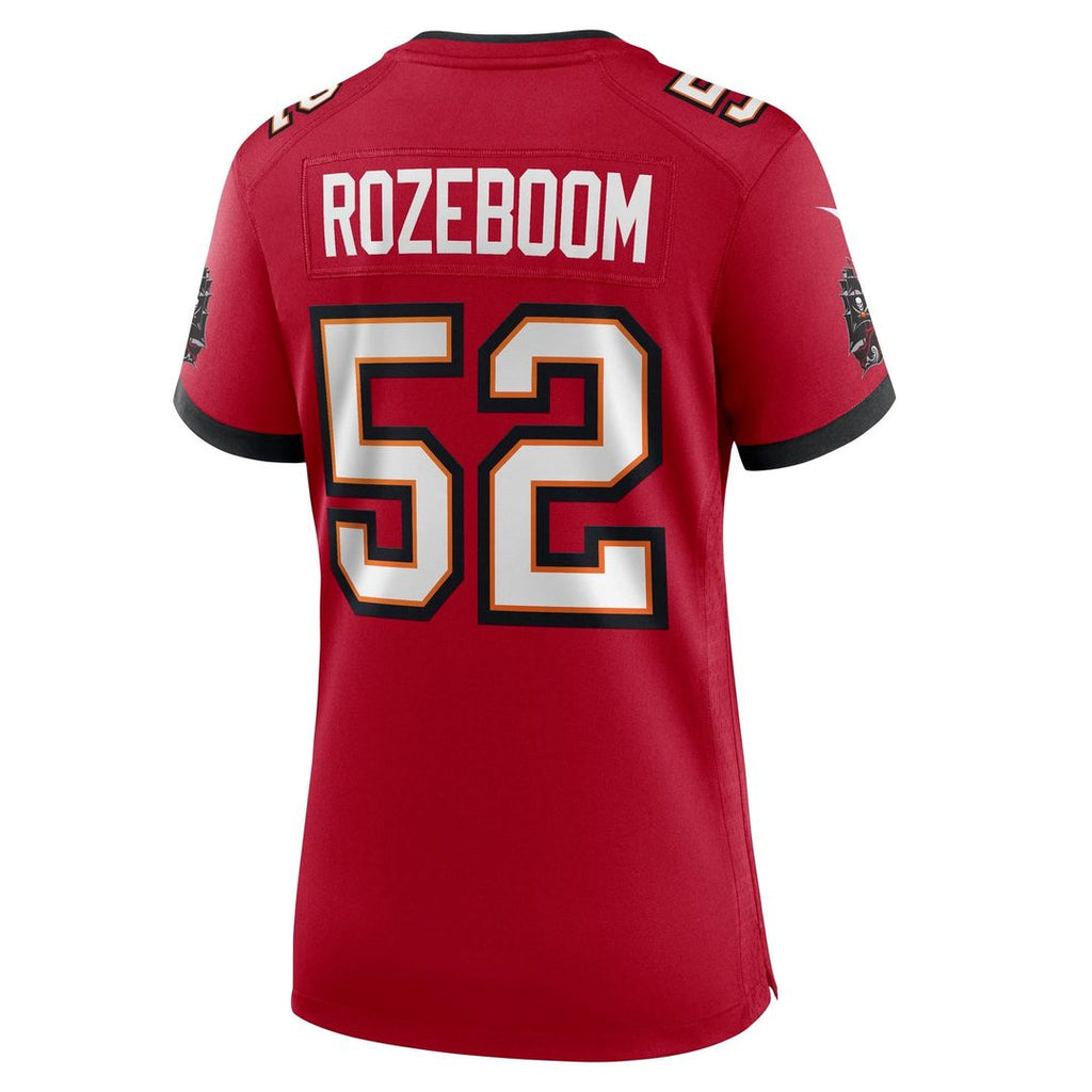 Women's Nike Tampa Bay Buccaneers Christian Rozeboom Red Team Game NFL Jersey