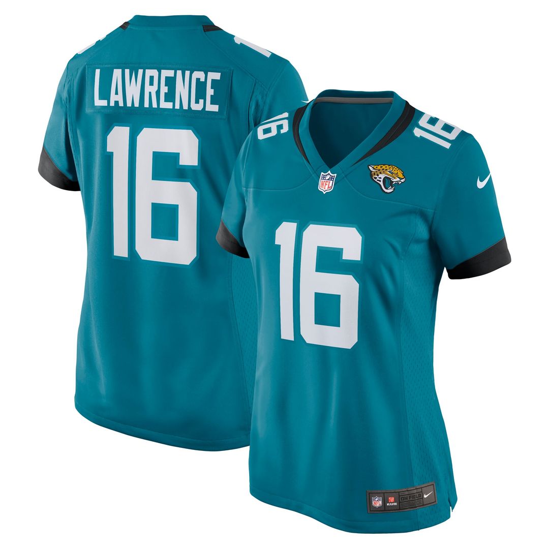 Women's Nike Jacksonville Jaguars Trevor Lawrence White Game NFL Jersey