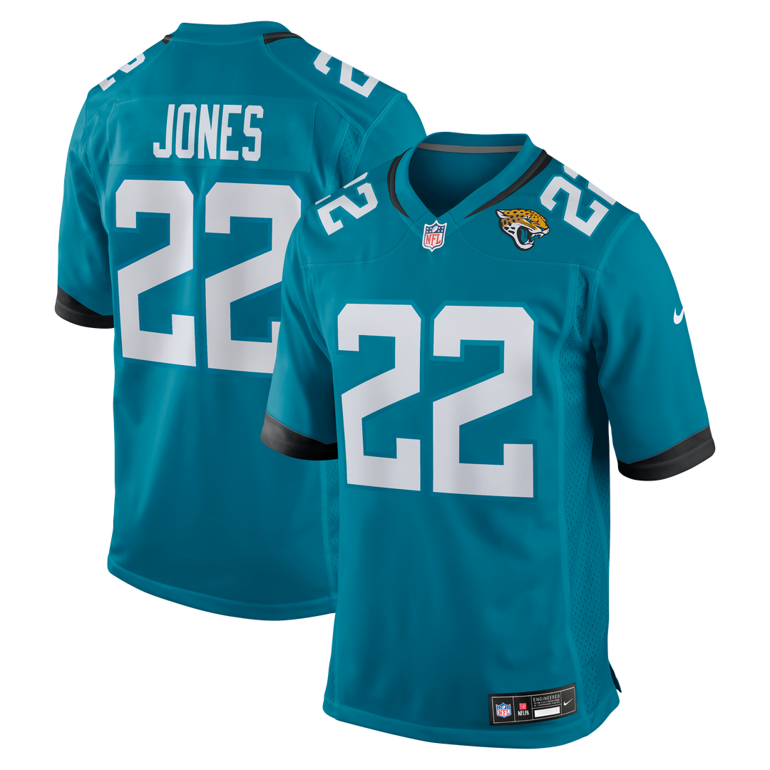 Men's Nike Jacksonville Jaguars Jarrian Jones Teal Team Game NFL Jersey