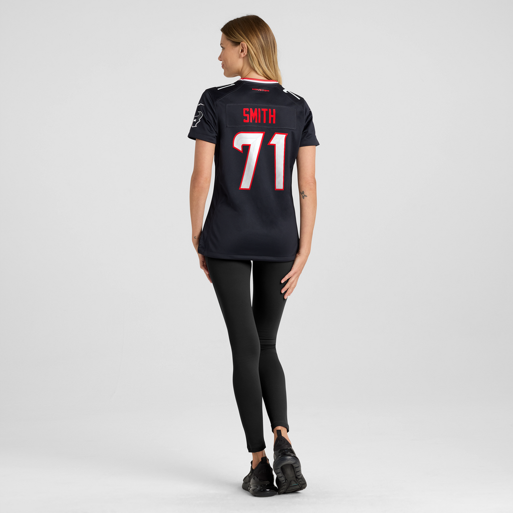 Women's Nike Houston Texans Braden Smith Navy Team Game NFL Jersey