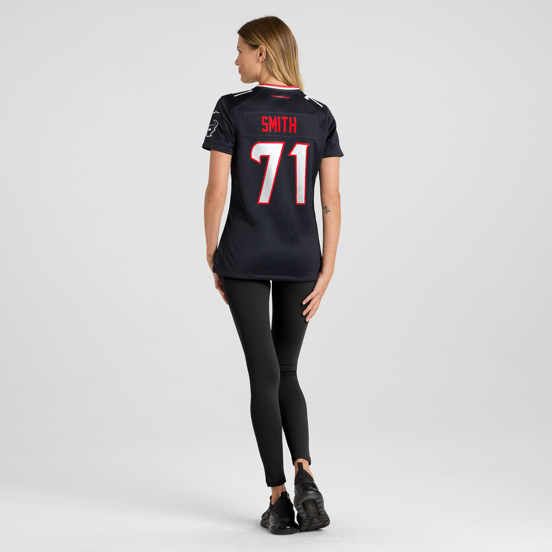 Women's Nike Houston Texans Braden Smith Navy Team Game NFL Jersey