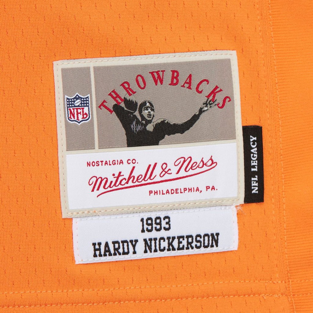 Men's Mitchell & Ness Tampa Bay Buccaneers Hardy Nickerson Orange 1993 Legacy Replica NFL Jersey