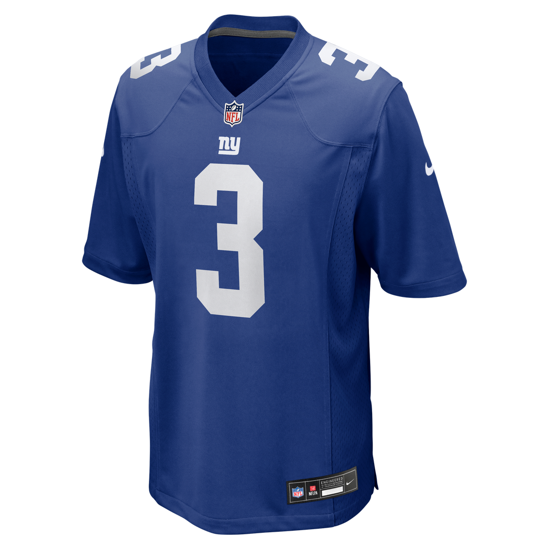 Men's Nike New York Giants Abdul Carter Royal Team Game NFL Jersey