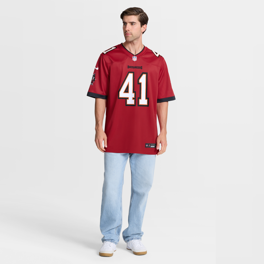 Men's Nike Tampa Bay Buccaneers Ko Kieft Red Game Player NFL Jersey