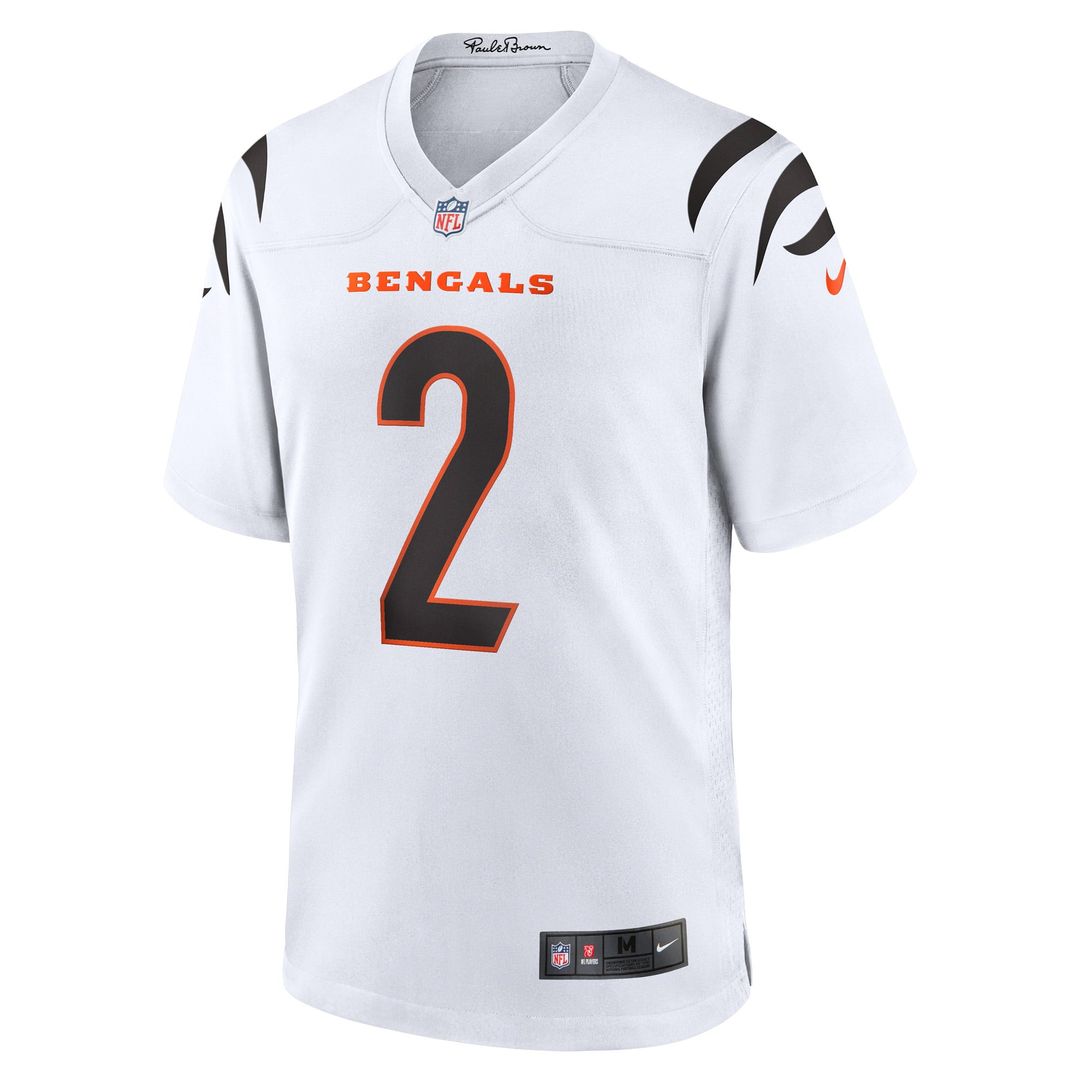 Men's Nike Cincinnati Bengals Evan McPherson White Game Player NFL Jersey