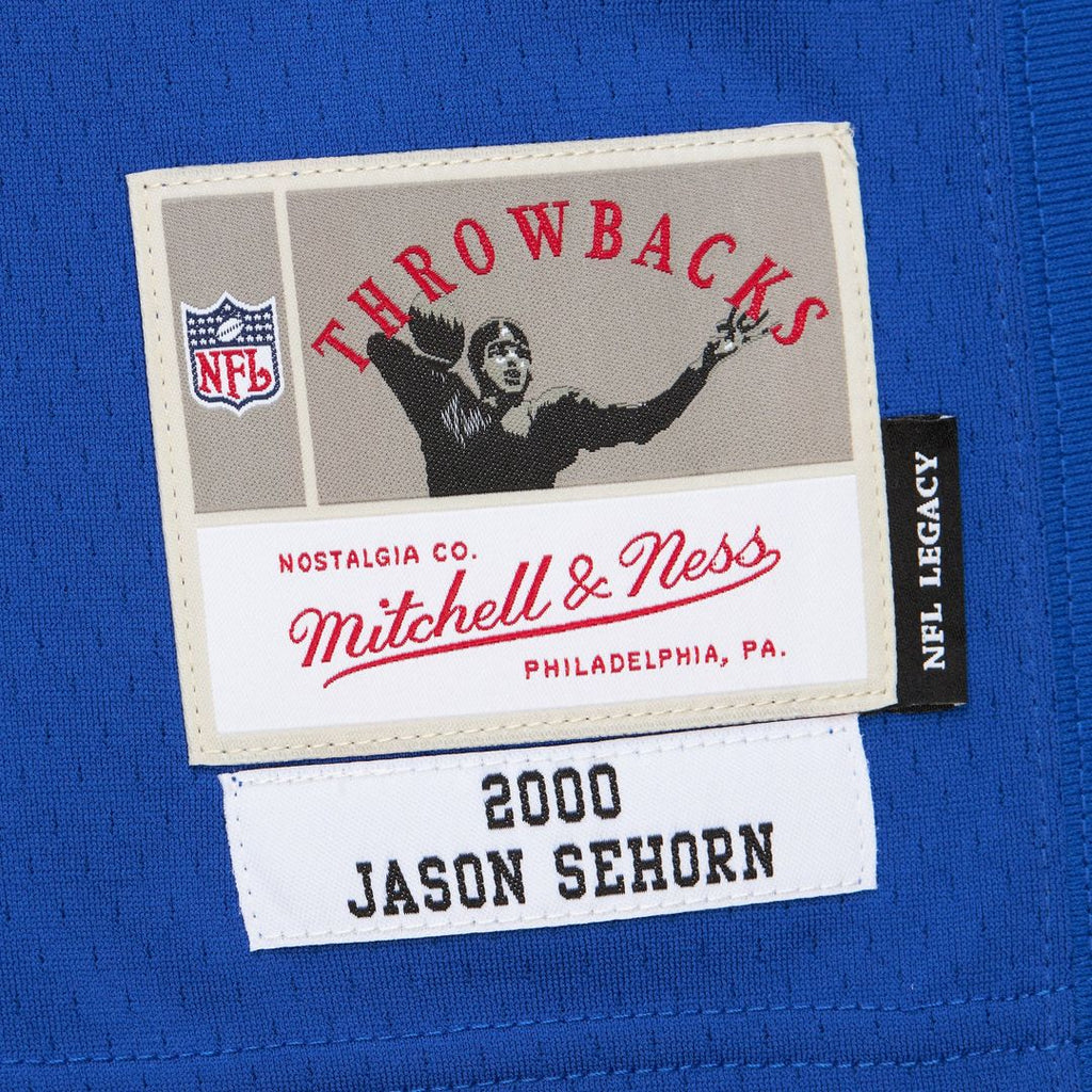 Men's Mitchell & Ness New York Giants Jason Sehorn Royal 2000 Legacy Replica NFL Jersey