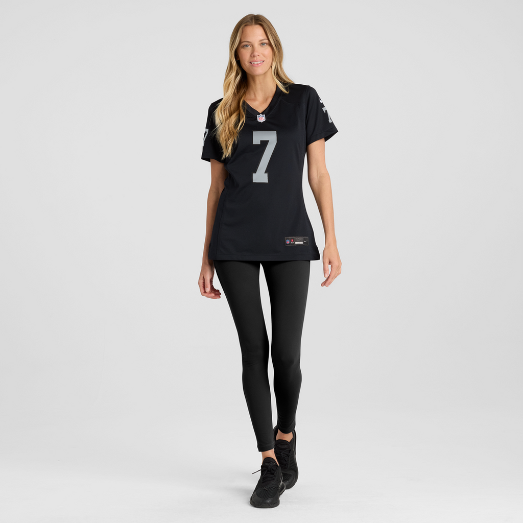 Women's Nike Las Vegas Raiders Quay Walker Black Team Game NFL Jersey