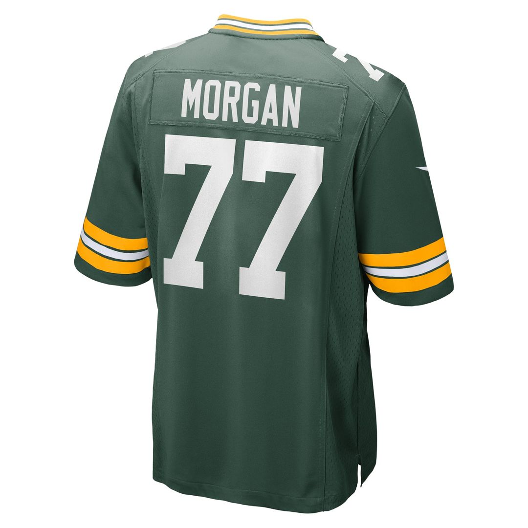 Men's Nike Green Bay Packers Jordan Morgan Green Player Game NFL Jersey