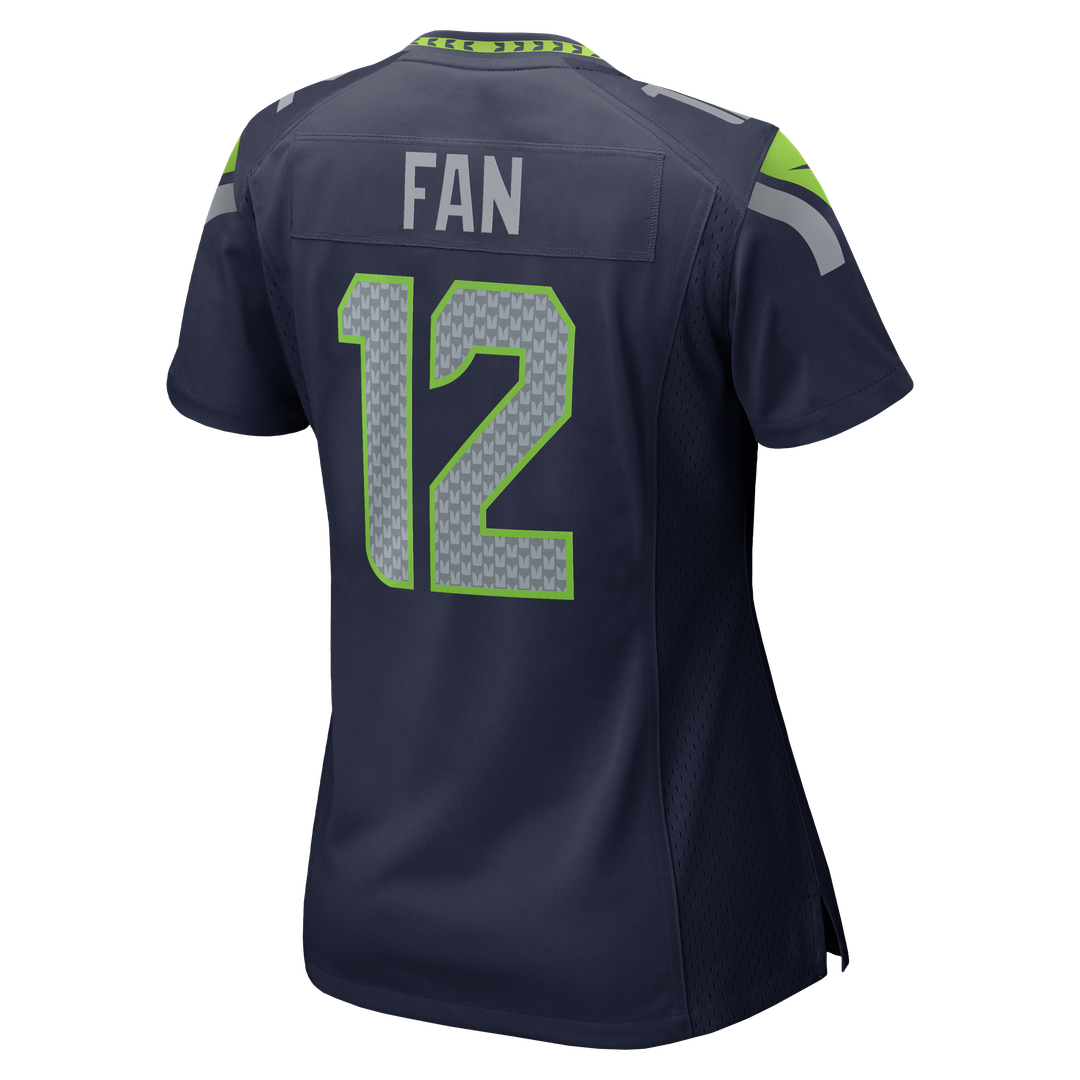 Women's Nike Seattle Seahawks 12s Royal Player NFL Jersey