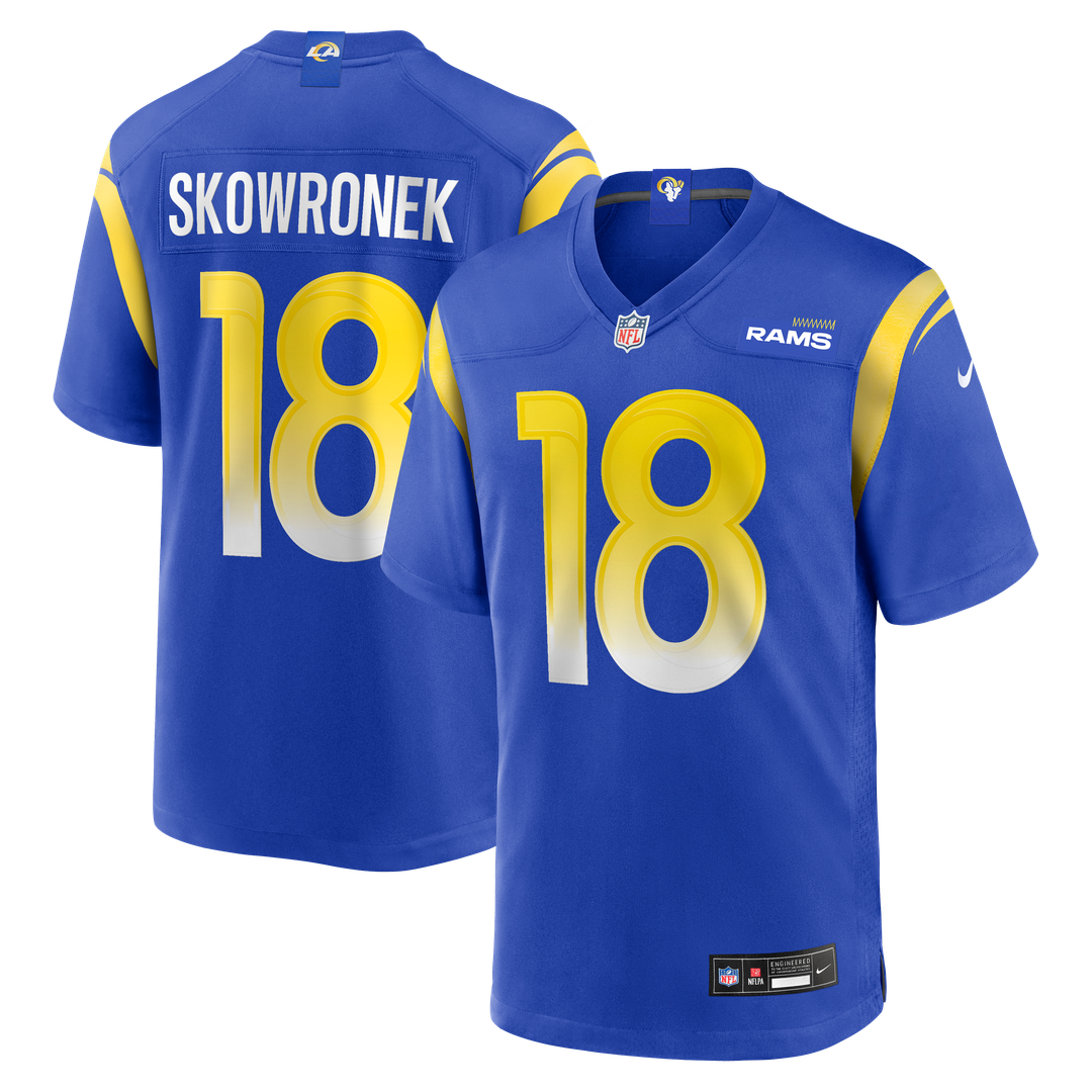 Men's Nike Los Angeles Rams Ben Skowronek Royal Game NFL Jersey