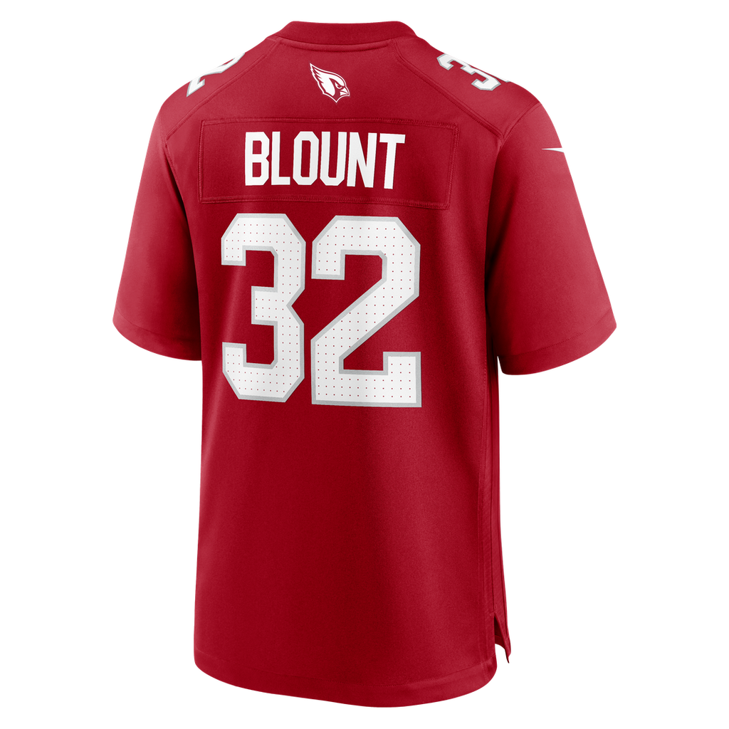 Men's Nike Arizona Cardinals Joey Blount Cardinal Game NFL Jersey