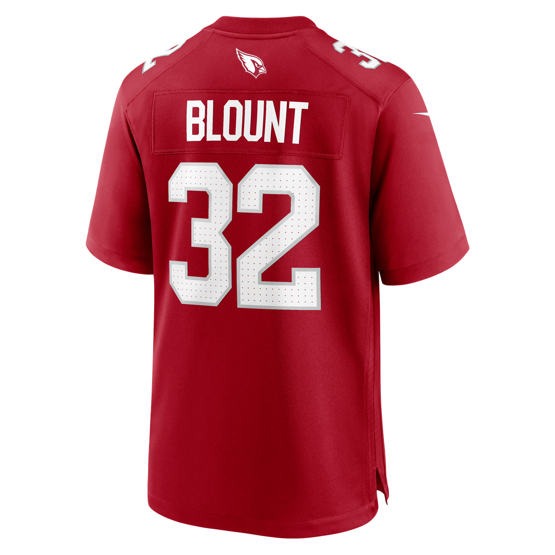 Men's Nike Arizona Cardinals Joey Blount Cardinal Game NFL Jersey