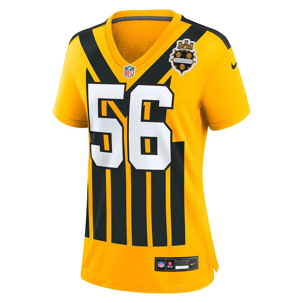 Women's Nike Pittsburgh Steelers Alex Highsmith Gold Alternate Game NFL Jersey
