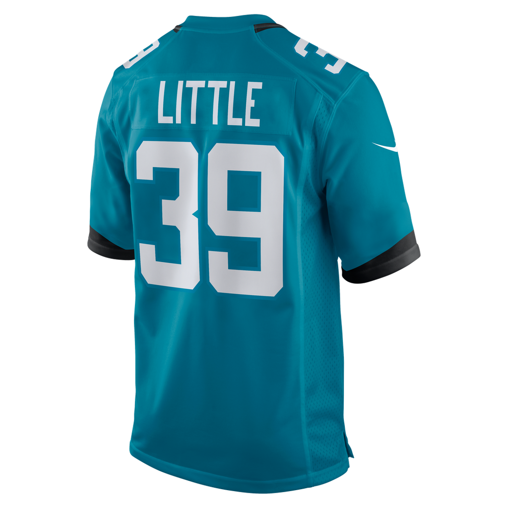 Men's Nike Jacksonville Jaguars Cam Little Teal Team Game NFL Jersey