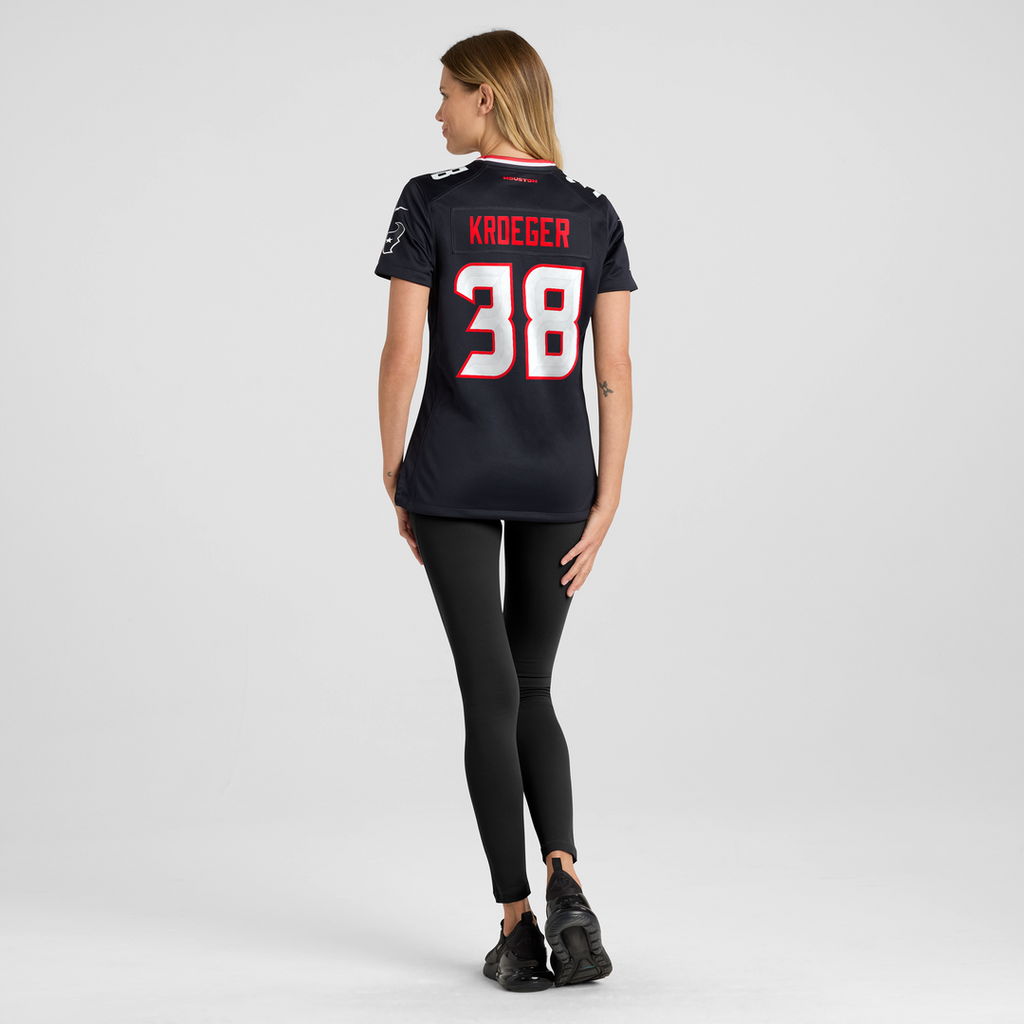 Women's Nike Houston Texans Kai Kroeger Navy Team Game NFL Jersey