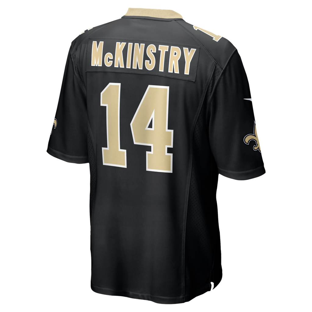 Men's Nike New Orleans Saints Ga'Quincy McKinstry Black Player Game NFL Jersey