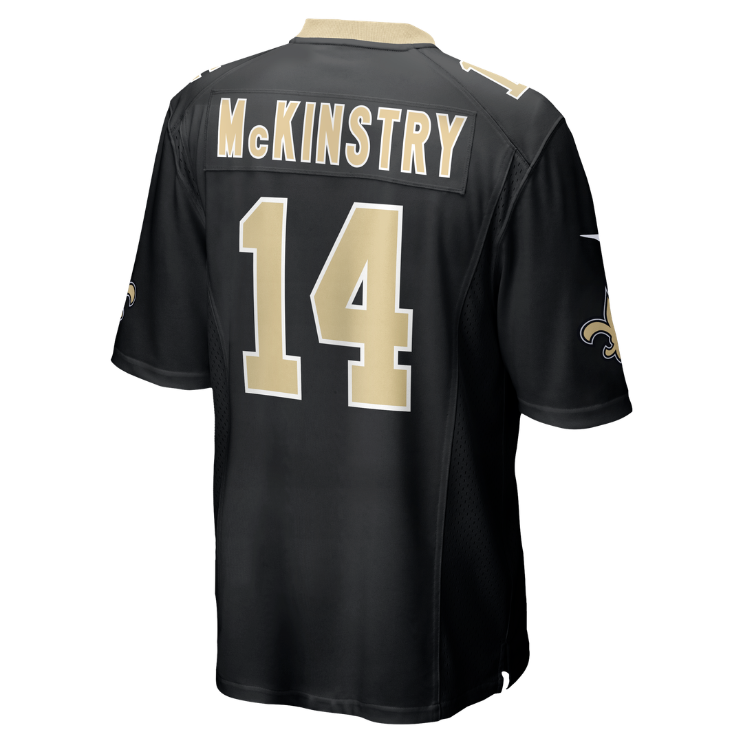 Men's Nike New Orleans Saints Ga'Quincy McKinstry Black Player Game NFL Jersey